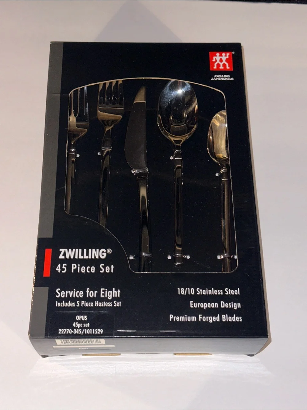 Zwilling J.A. Henckels Opus 45 Pc Flatware Set Service for 8 NEW IN BOX